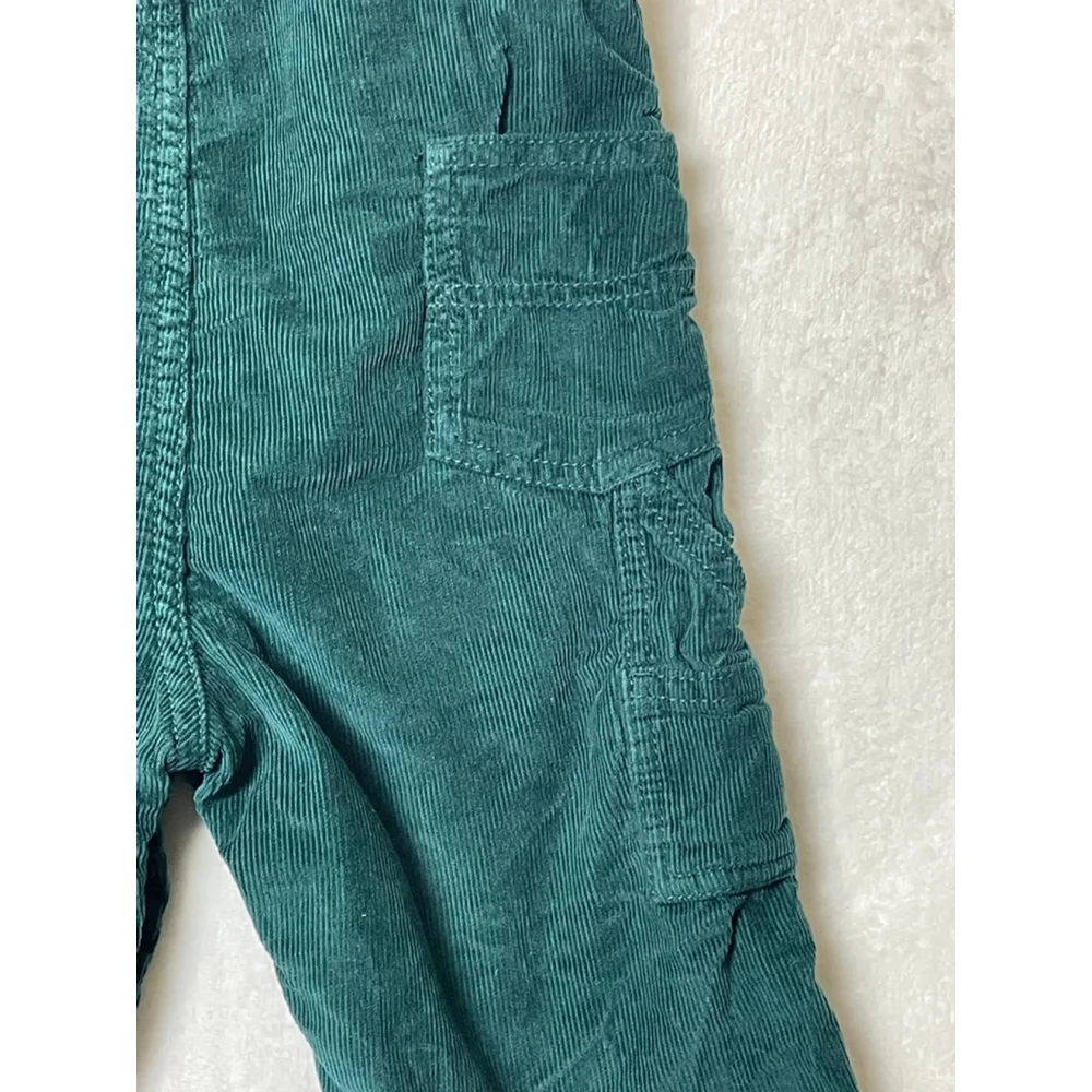 Baby OshKosh B'gosh Overalls 24 Months Green Navy Blue Corduroy